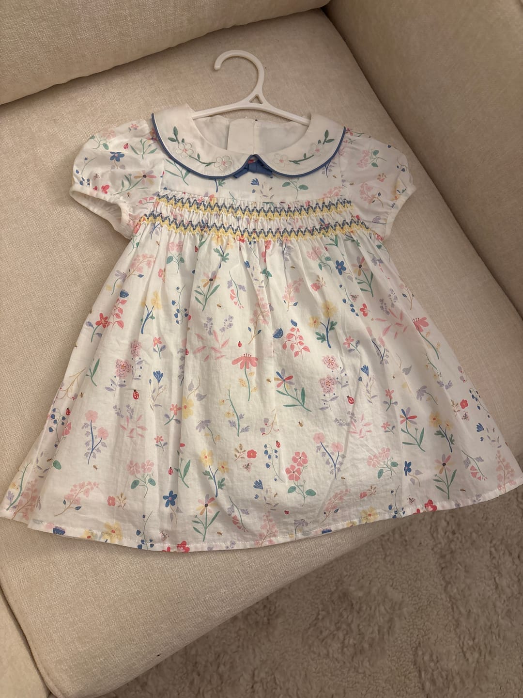 Customer photo review of Dave&Bella Girls Summer Floral Print Cotton Dress