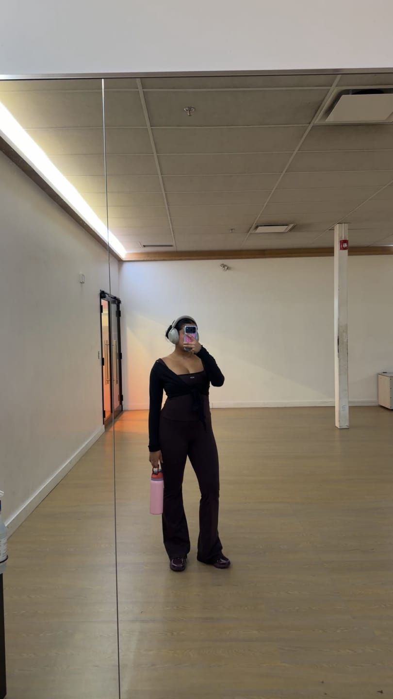 Customer photo review of The Wrap Top / Black