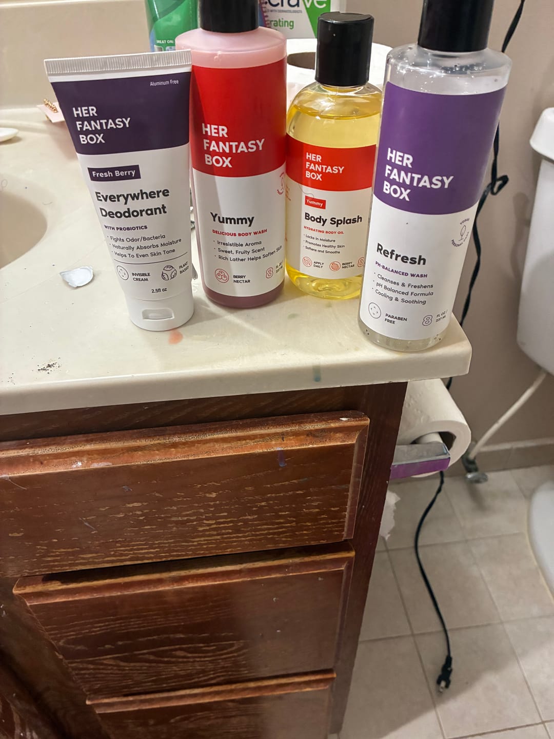 Customer photo review of The Everything Bundle - Total Hygiene Body Care Kit