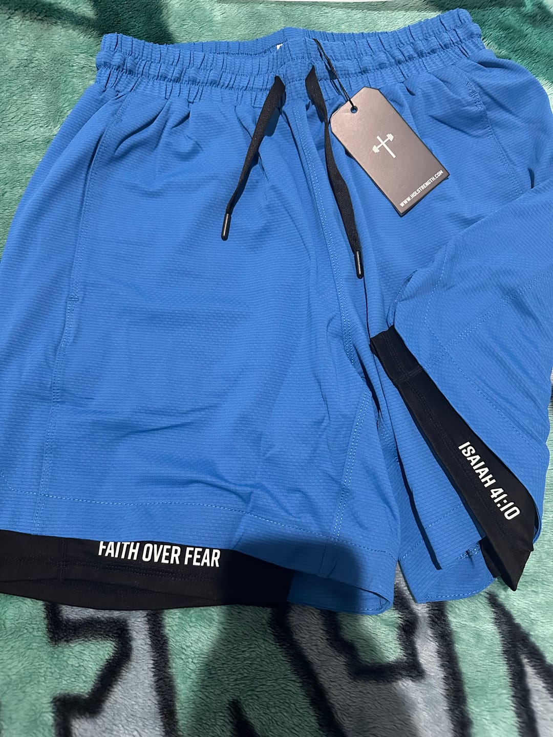 Customer photo review of Signature-Tech Liner Shorts