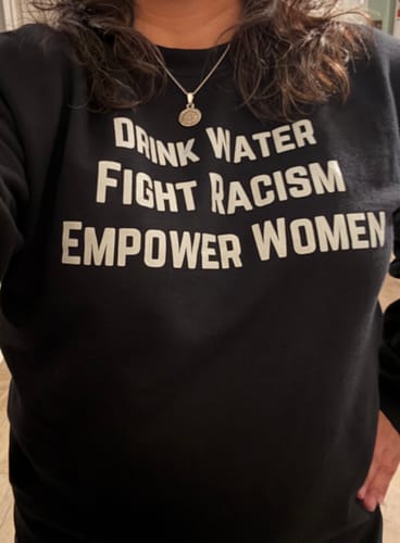 Customer photo review of Empower Women Unisex Sweatshirt