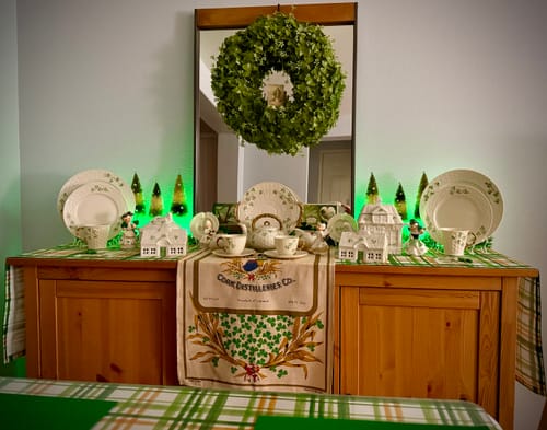Customer photo review of Belleek Classic Shamrock Dinner Plate