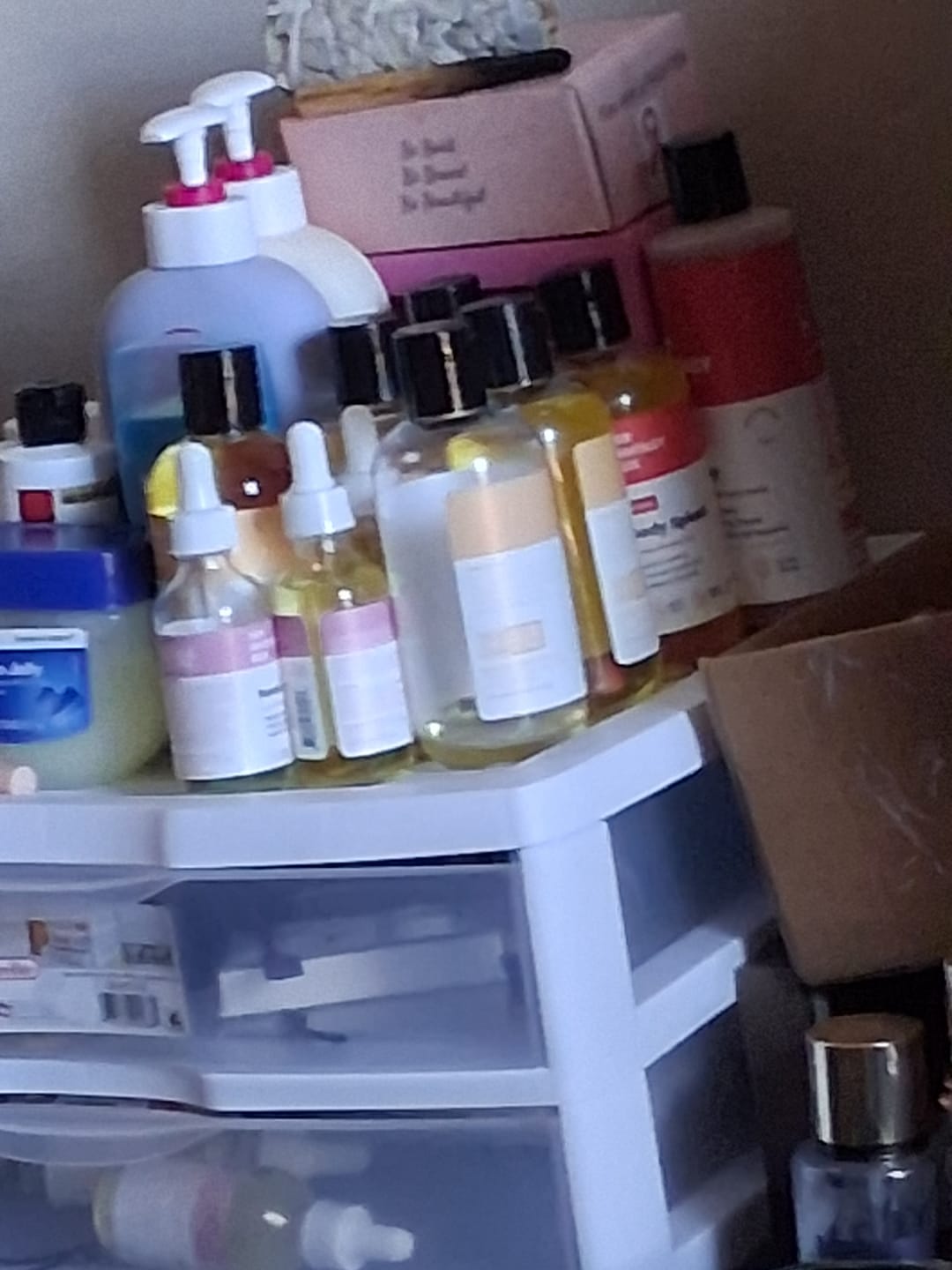 Customer photo review of Body Splash - Skin Smoothing Body Oil (Mental Reset – Lavender & Vanilla CALMING SPA SCENT)