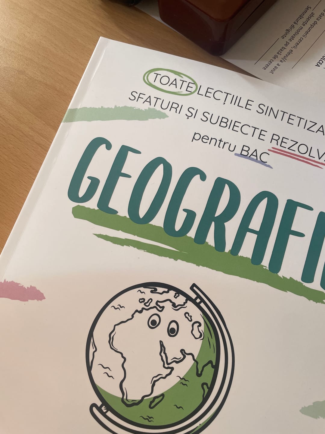 Customer photo review of Carte Geografie Bacalaureat Bacademia