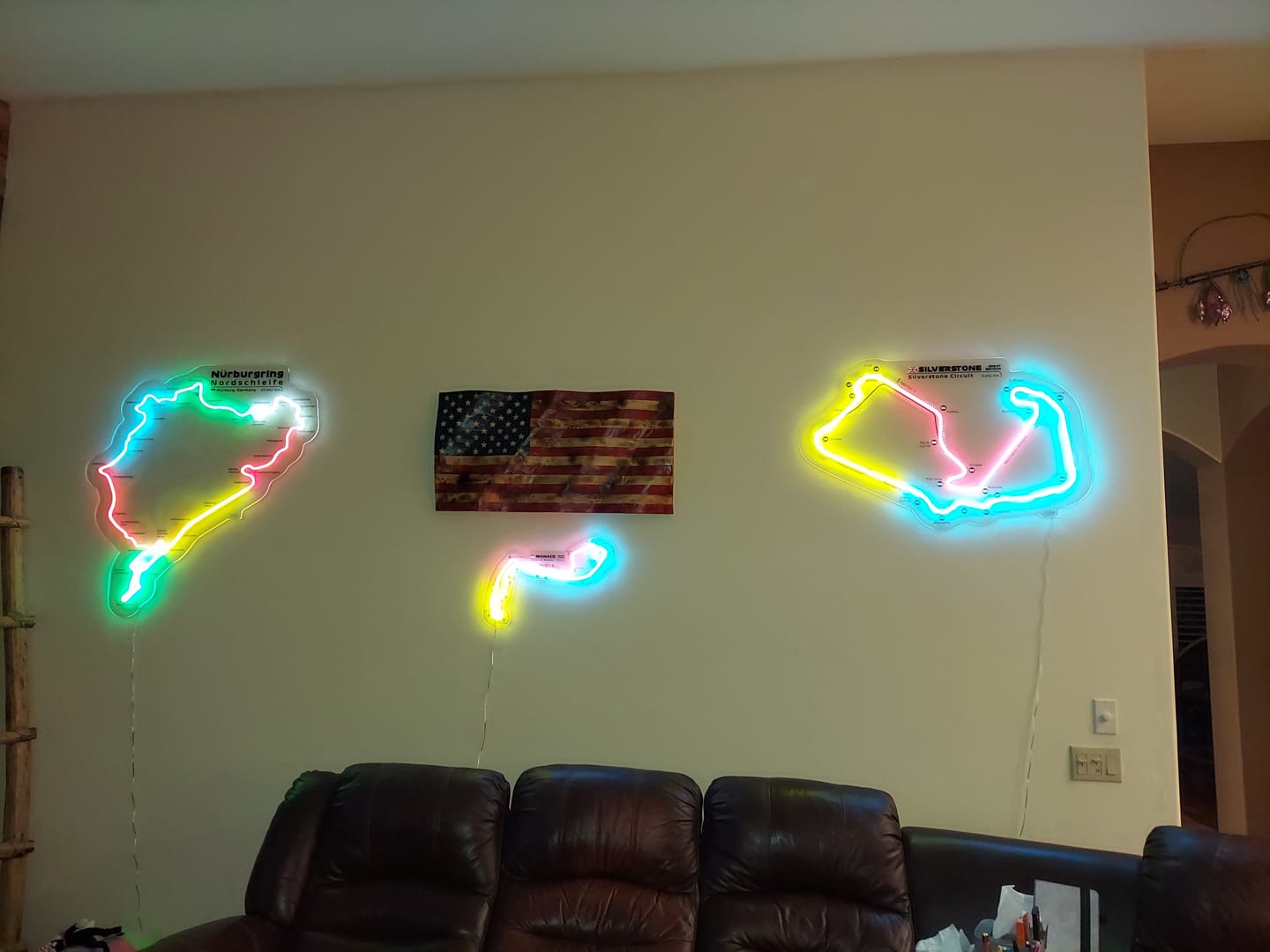 Customer photo review of Silverstone Circuit Neon Race Track