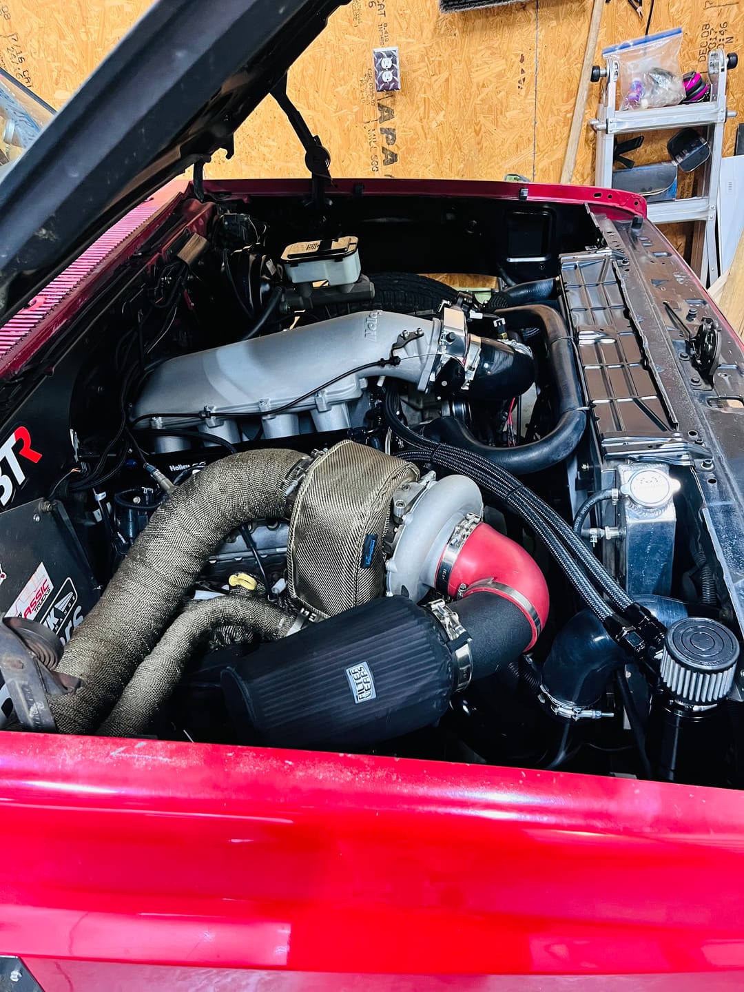 Customer photo review of Top Loader Billet Internally Baffled Oil Catch Can (Dual 10AN Port)