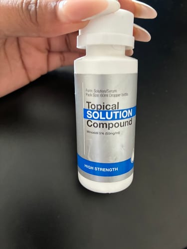 Customer photo review of Minoxidil 5% SOLUTION, 3x60ml pack
