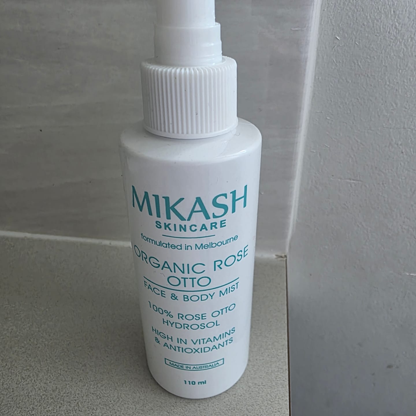 Customer photo review of Organic Rose Otto Face & Body Mist 110ml