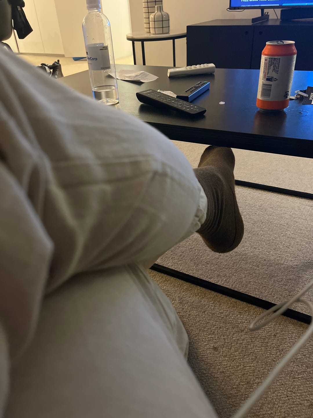 Customer photo review of Black Slim Fit Chino