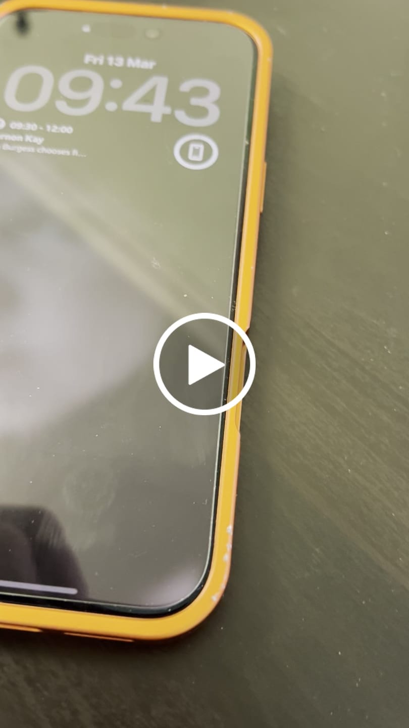 Customer video review of UltraGlass – iPhone Front
