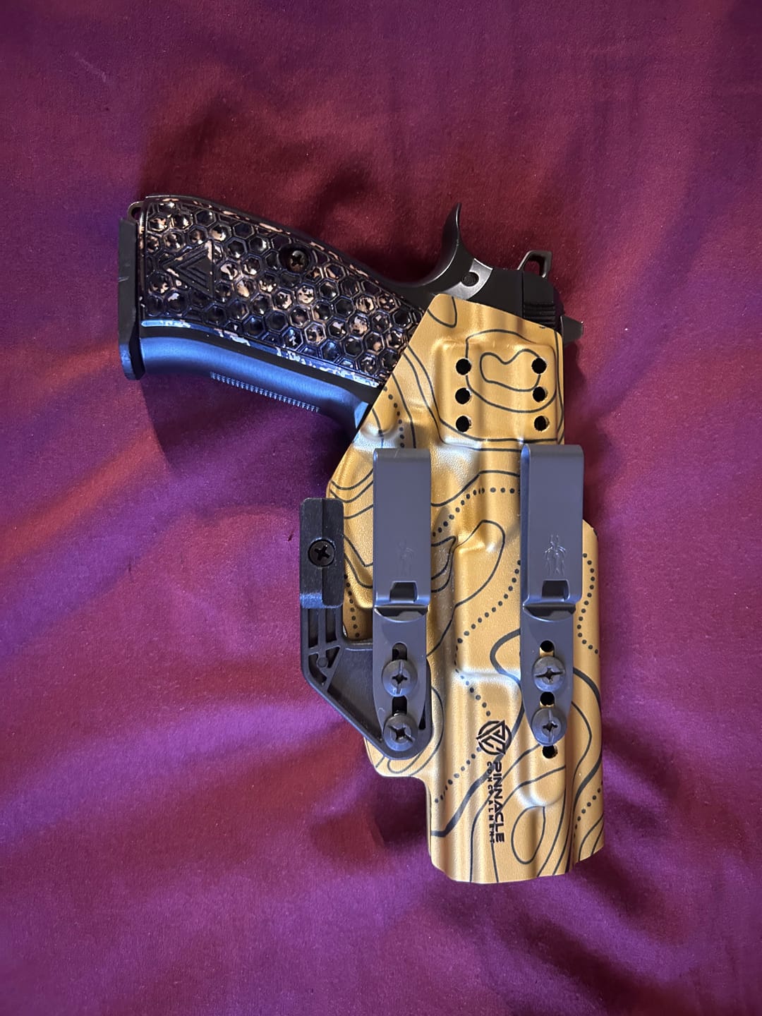 Customer photo review of CZ 75 SP-01 - Model 2 AIWB Holster - Non Light Bearing