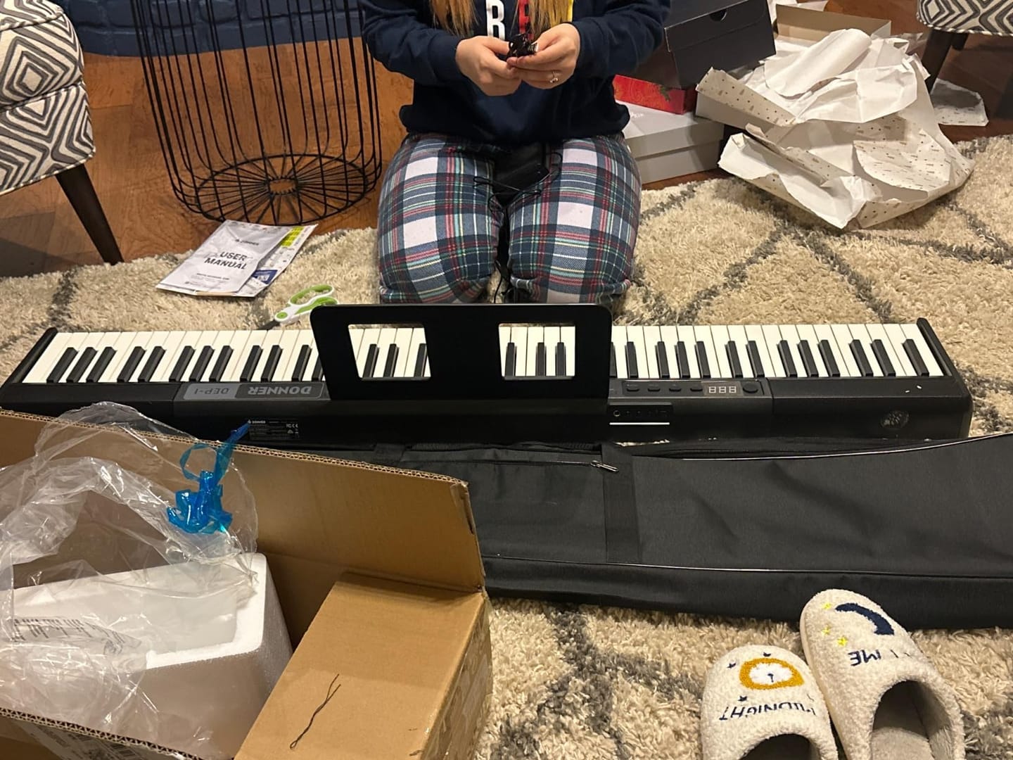 Customer photo review of Donner DEP-1 Piano Numérique Portable