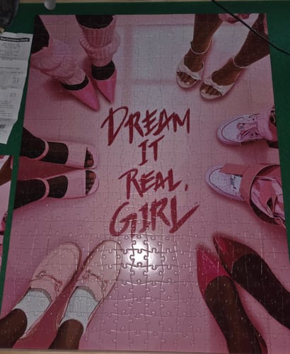 Customer photo review of Dream It Girl Puzzle