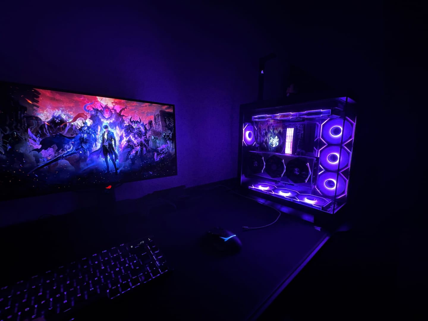 Customer photo review of Nollie FAN GC120 ARGB Cooling Fan Modular Stackable Splicing PWM Silent 120mm RGB Fans 26LED