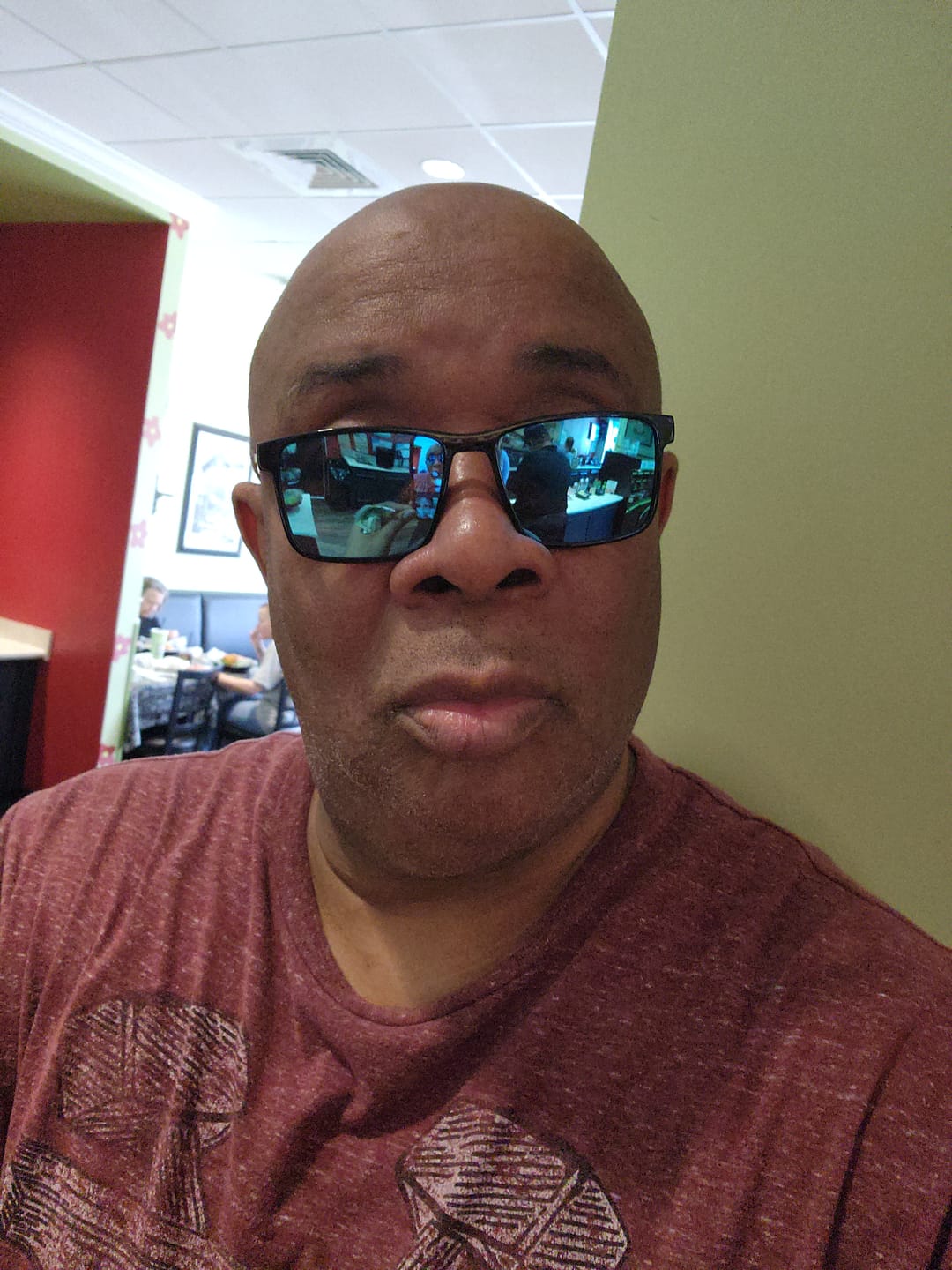 Customer photo review of Colt |  Sporty Magnetic Clip-on Eyeglasses Sunglasses | ZanyLen Best Seller