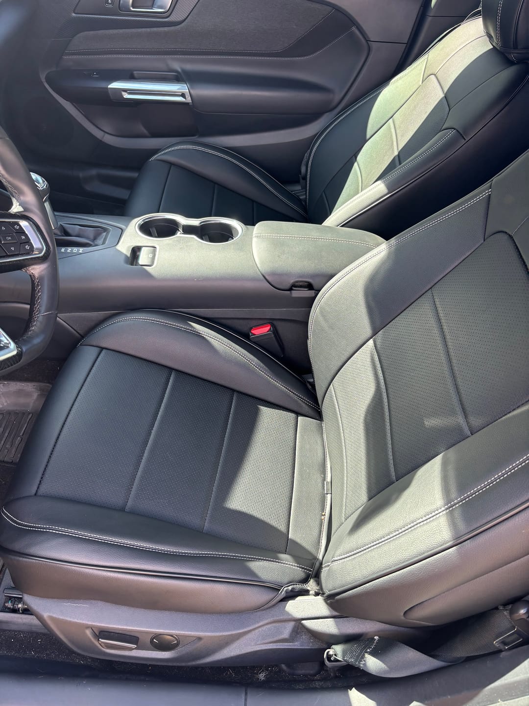 Customer photo review of 2024+ Ford Mustang S650 Coupe Leather Seat Covers