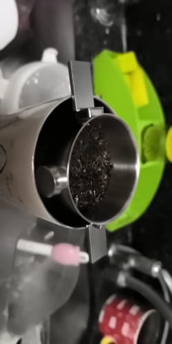 Customer photo review of Taza de filtro de café con oreja colgante de acero inoxidable 304, filtro de descarga manual portátil, papel de filtro, embudo sin filtro, utensilios de café