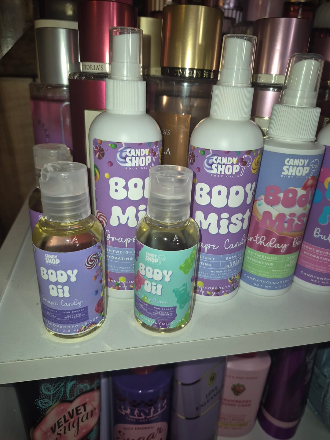 Customer photo review of Gummy Bears Body Oil