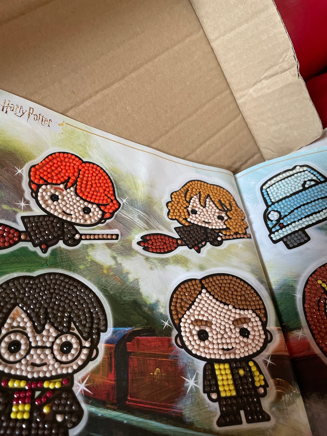 Customer photo review of Harry Potter Crystal Art Stickers 001-050