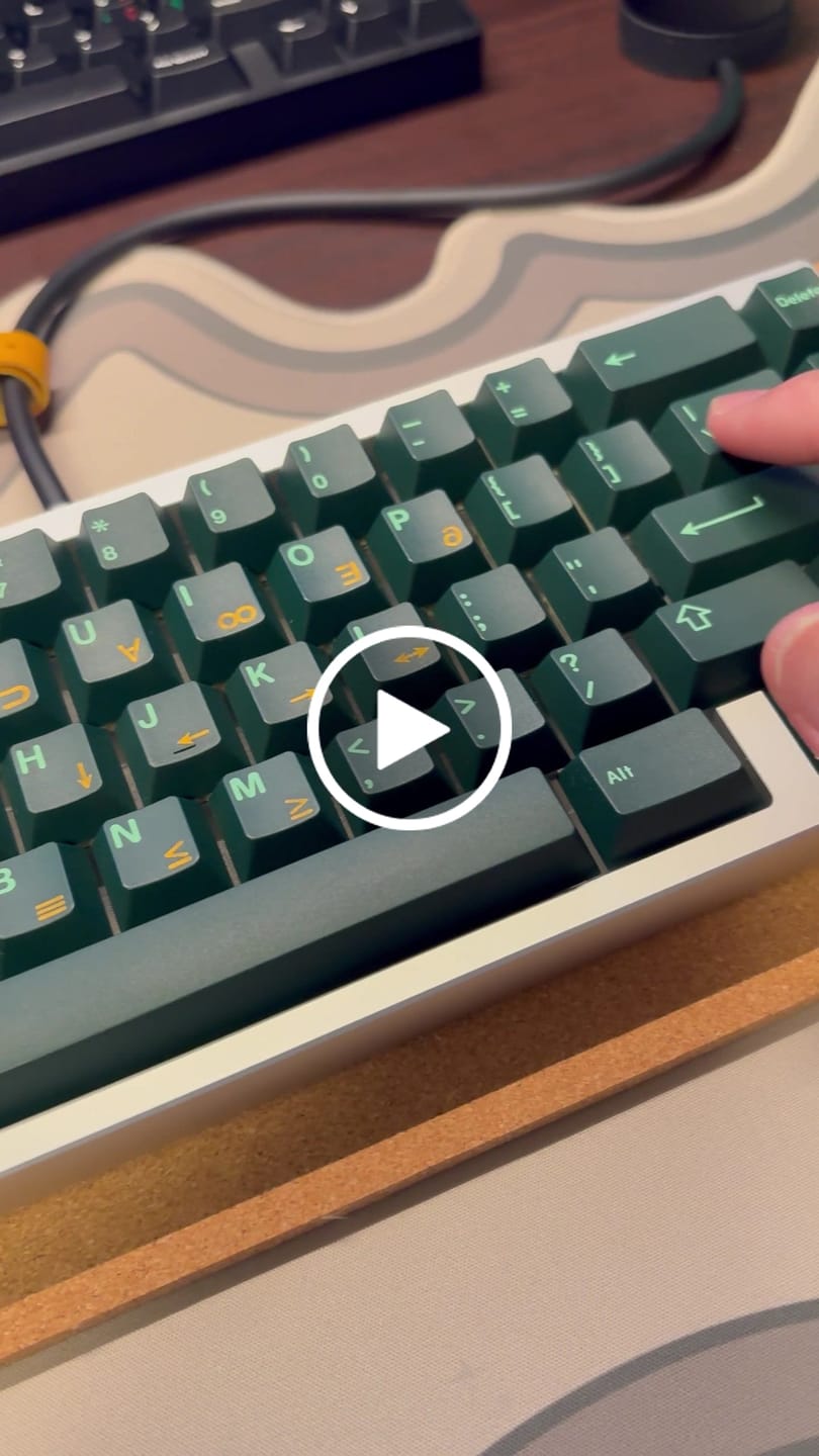 Customer video review of KEYGEEK M3 LINEAR SWITCH FACTORY LUBED (10PCS)