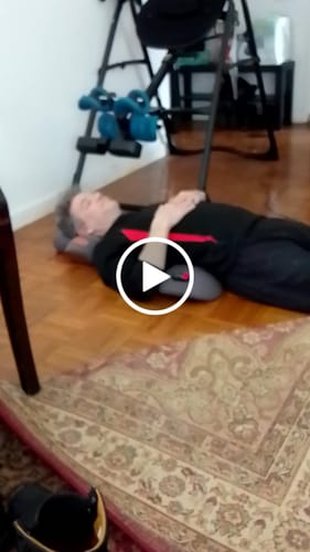 Customer video review of Original Callixe Thera Back Pillow