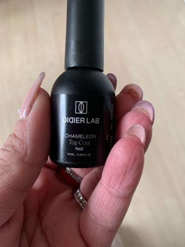 Customer photo review of Top Coat Semi-Permanent Chameleon No2 Didier Lab 10ml
