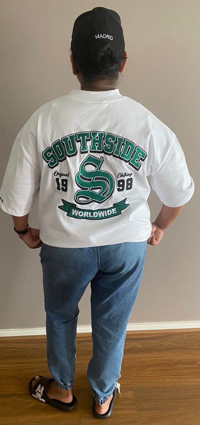 Customer photo review of Southside - SS Original (White/Green)