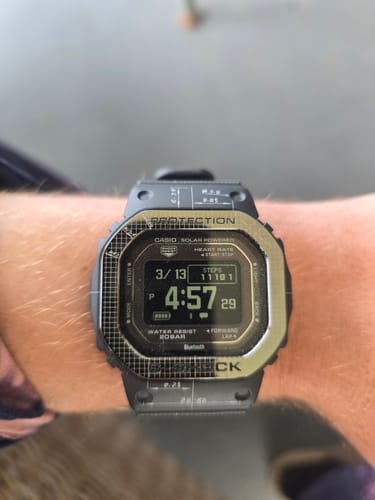 Customer photo review of Casio G-SHOCK Digital Heart Rate Monitor Men's Watch DWH5600EX-1D