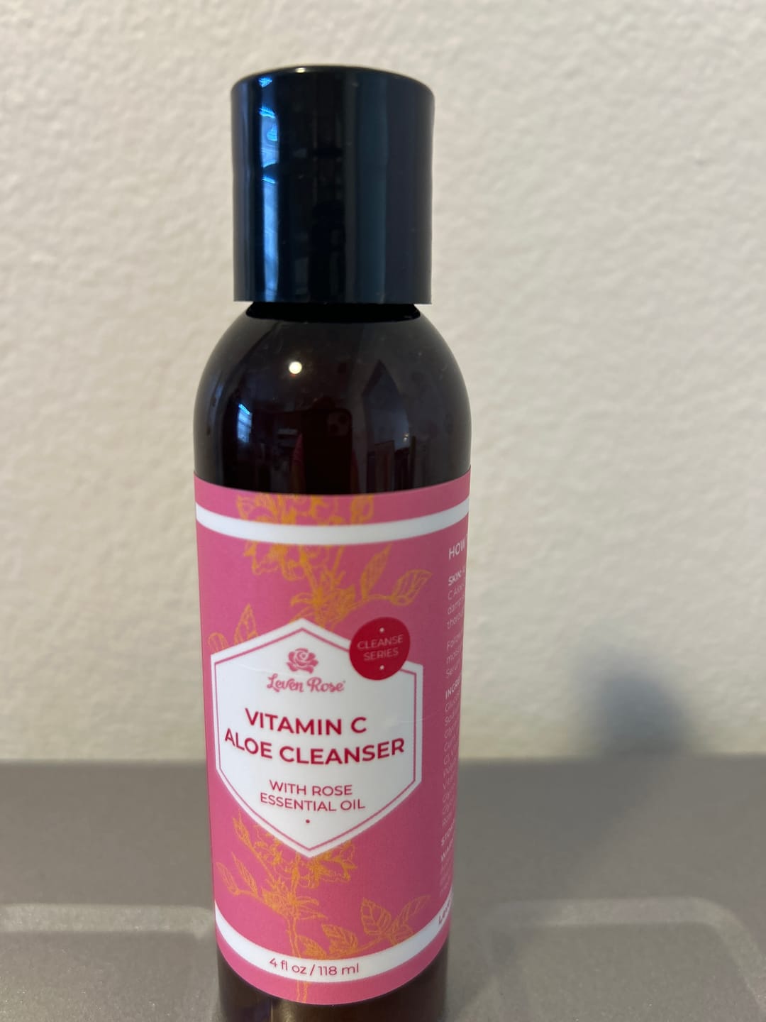 Customer photo review of Vitamin C Cleanser - 4 oz