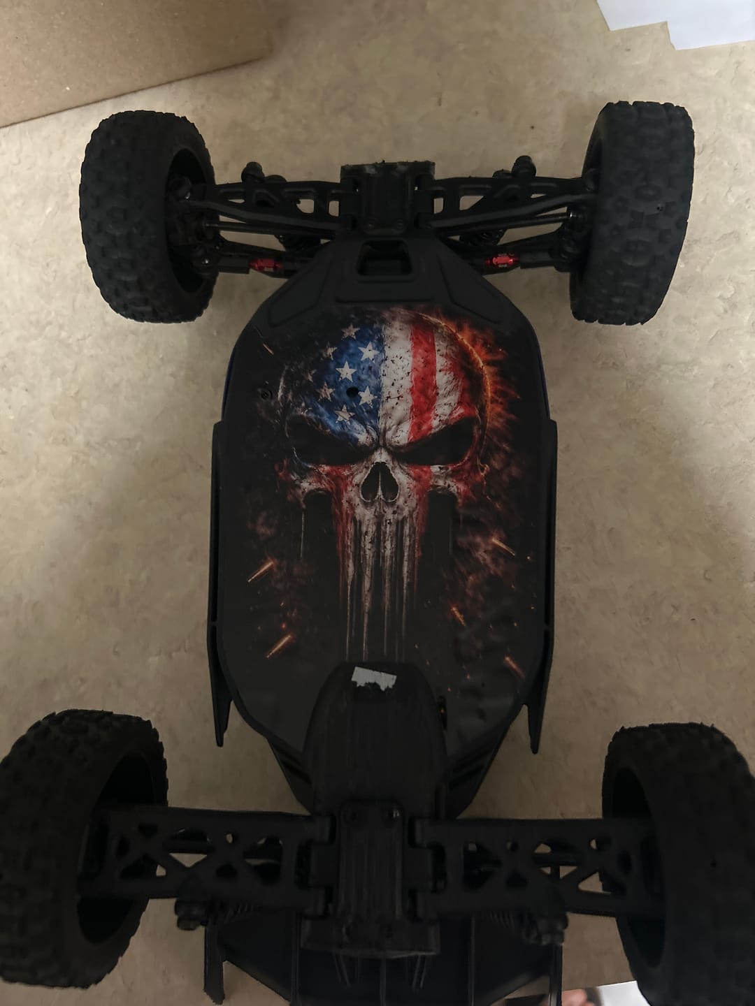 Customer photo review of ARRMA GROM RANGE " VIGILANTE" chassis protector skin