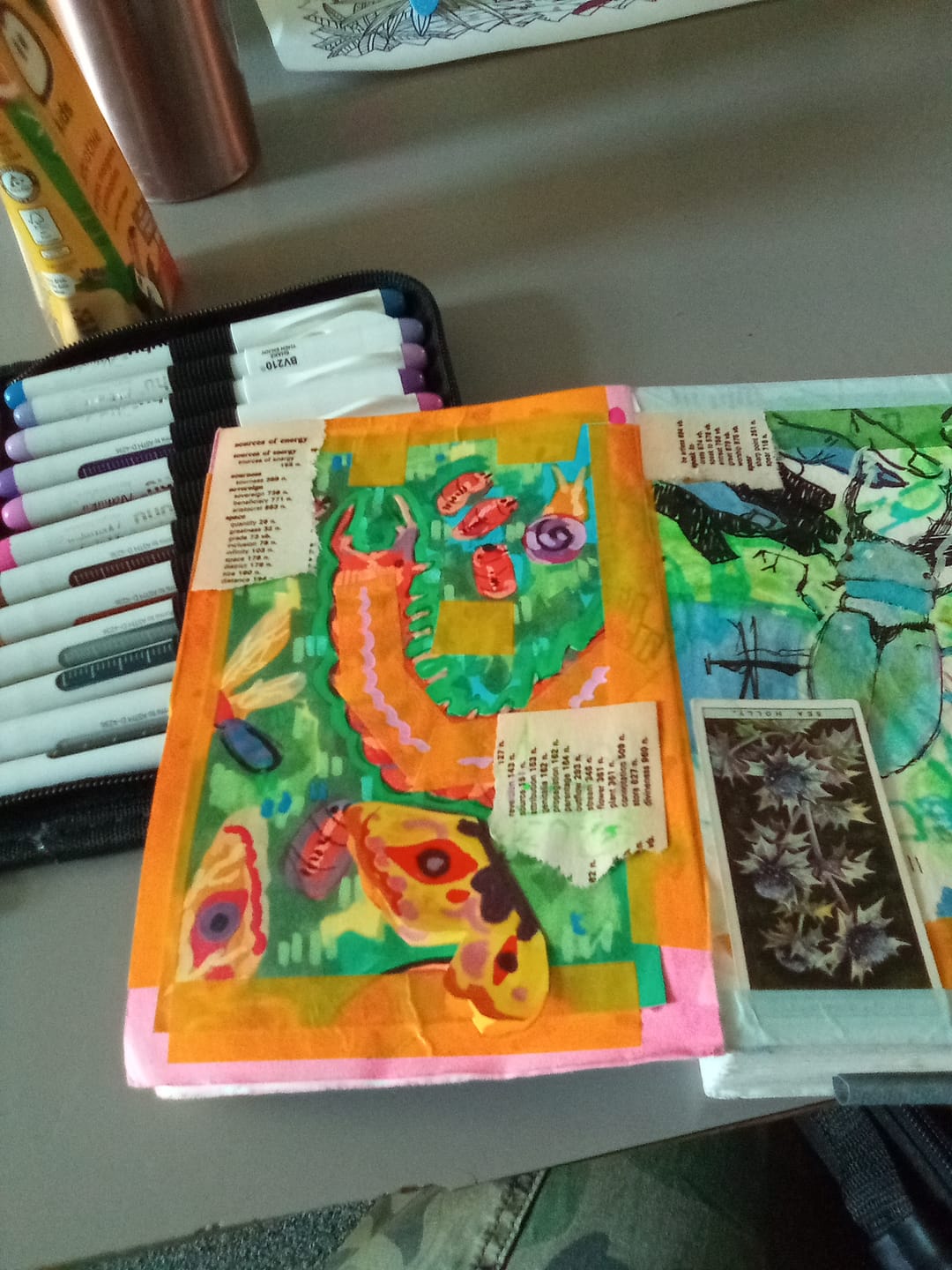 Customer photo review of Ohuhu Direct-ink Acrylic Markers 24 Colors - Nahuku