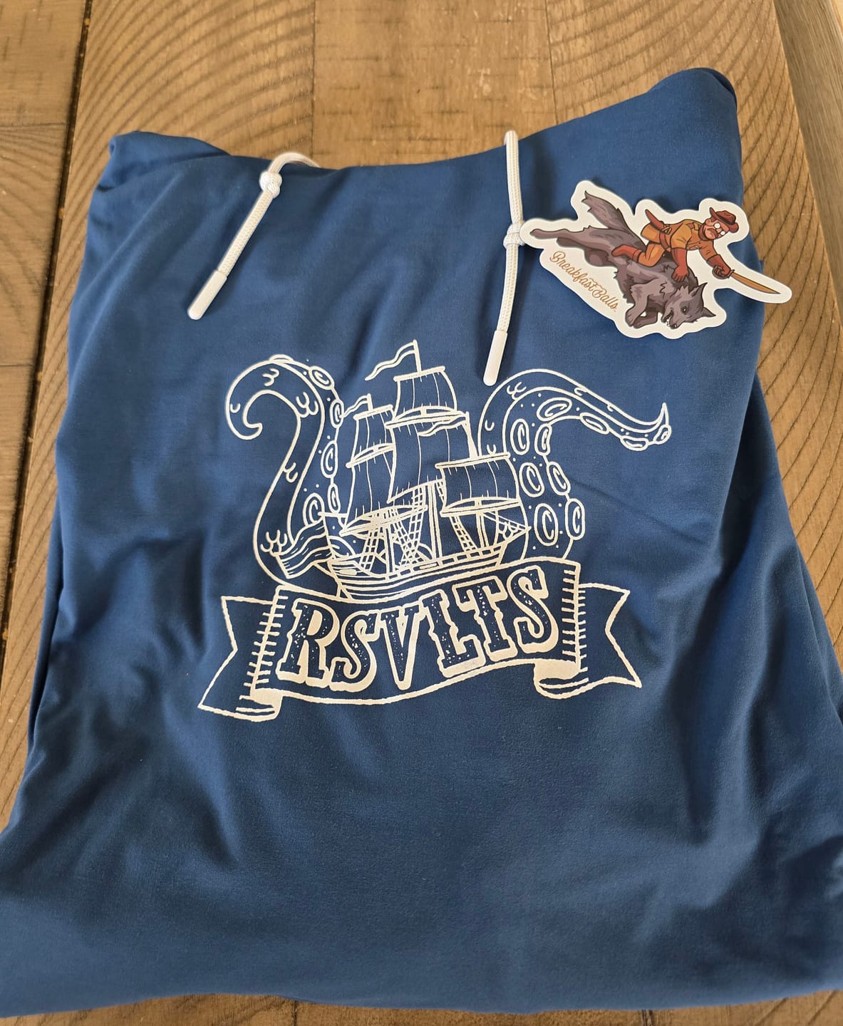 Customer photo review of Sea Ya Later! – Performance Hoodie