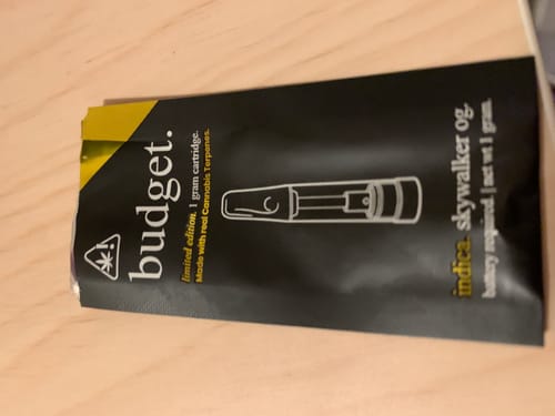 Customer photo review of 1 Gram THCA Full Spectrum Vape Cartridge | Skywalker OG - Indica