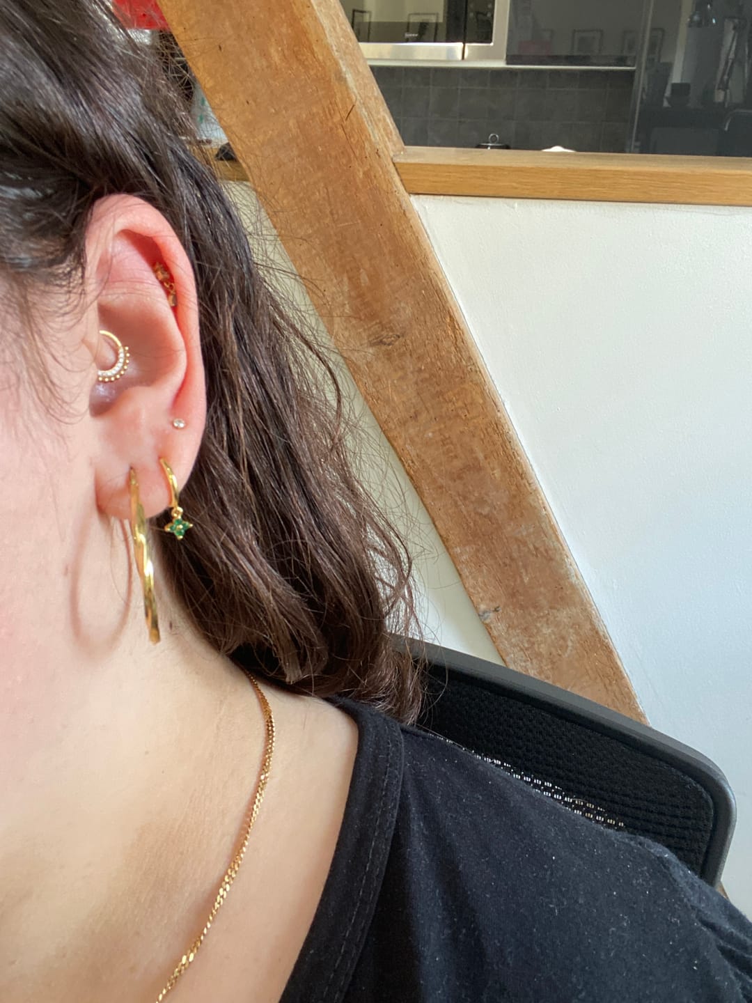Customer photo review of Lucky Charm Green/Gold