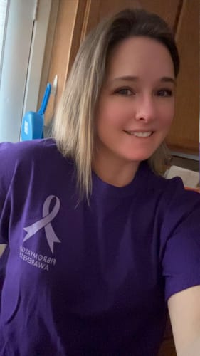 Customer photo review of Fibromyalgia - Round 23 (Unisex Classic Tee | Gildan)