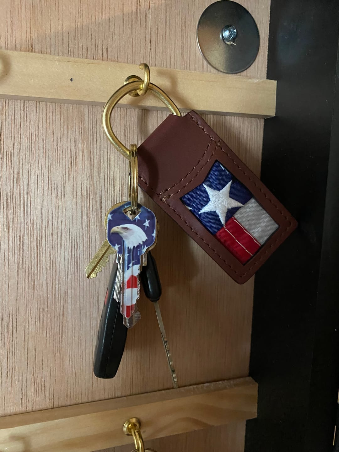 Customer photo review of Liberty Key Ring