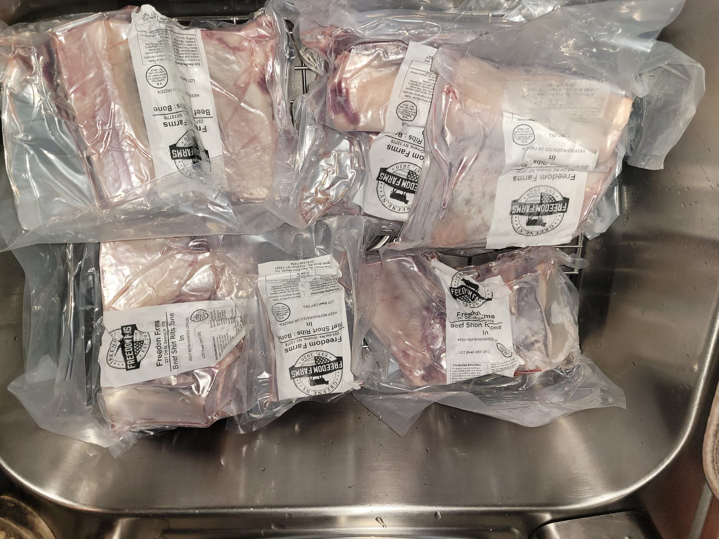 Customer photo review of Beef Meat Share! (Free Freezer)
