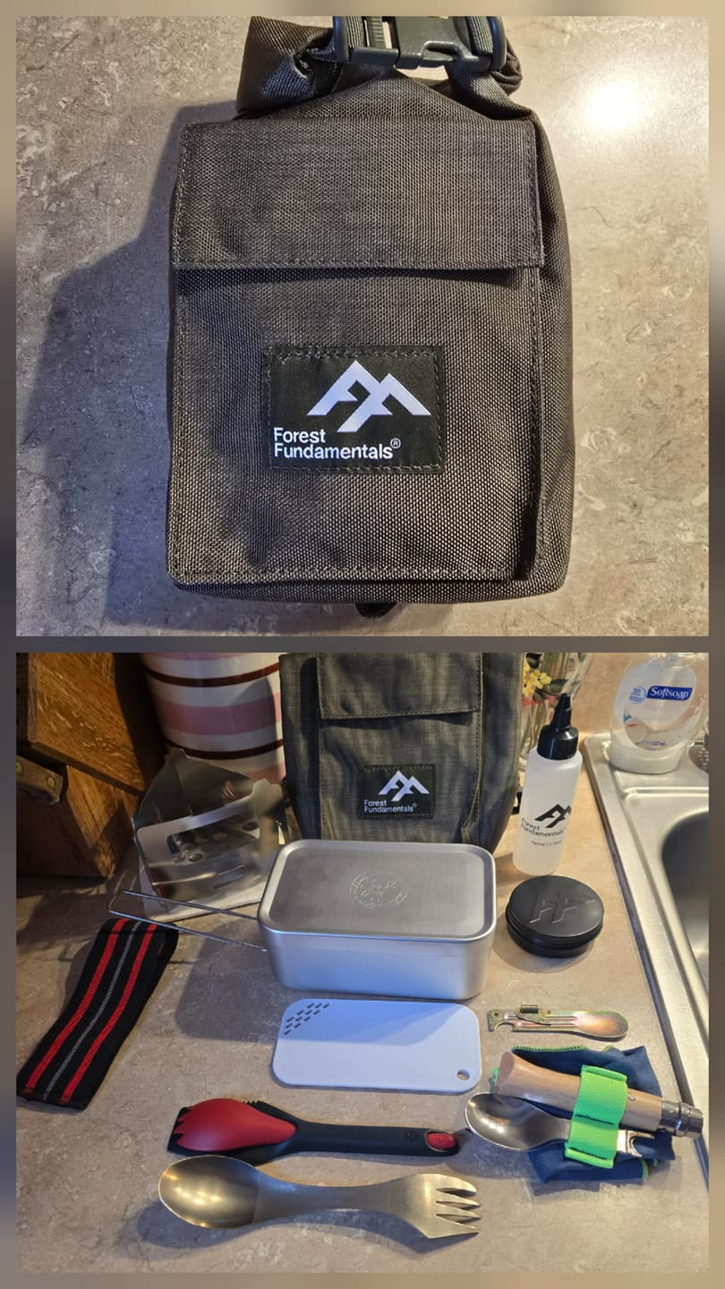 Customer photo review of Mess Tin Bags | 1000D Nylon Roll-Top Bags