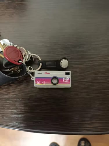 Customer photo review of PocketPik Retro Keychain Camera