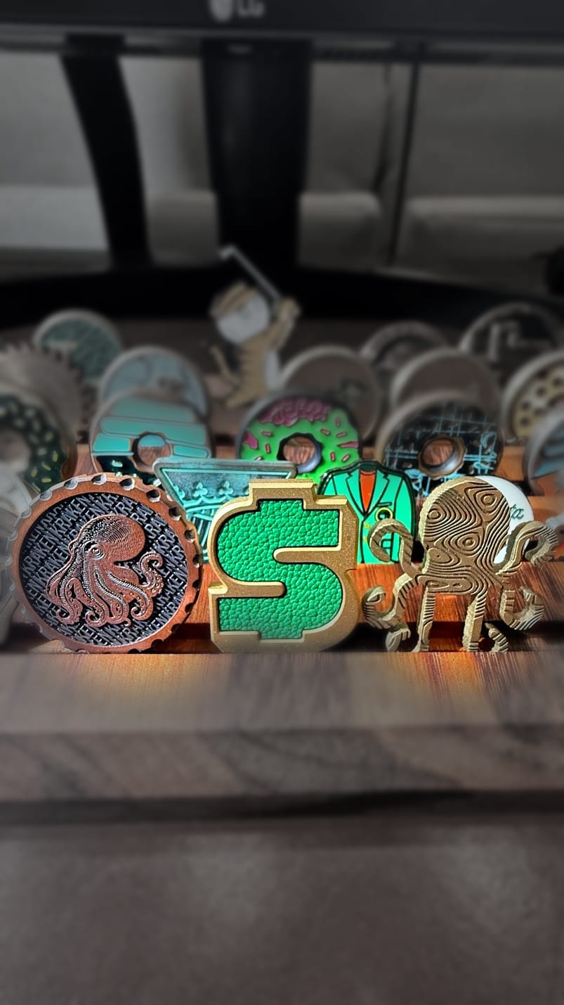 Customer photo review of The Octopus Coin — Copper