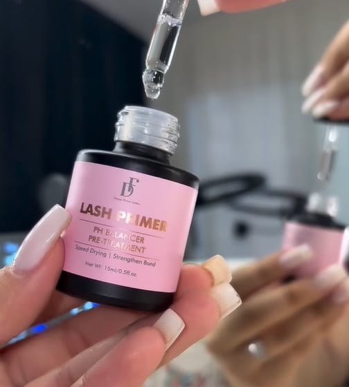 Customer photo review of Lash Primer for Natural Lashes | pH Balancer