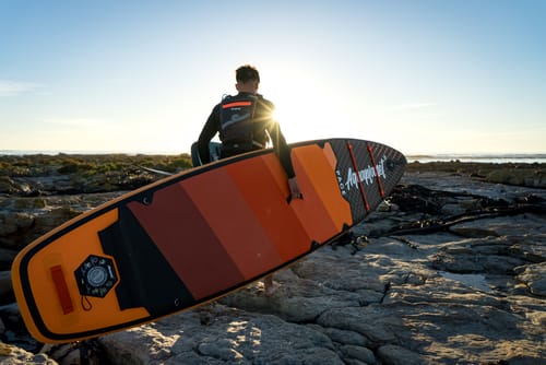 Customer photo review of Aquaplanet PACE 11'8" Inflatable Paddle Board Package - Ember
