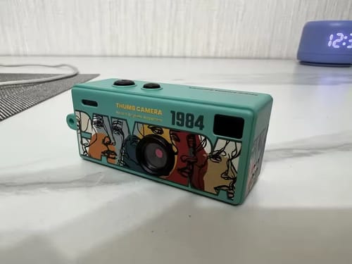 Customer photo review of PocketPik Retro Keychain Camera