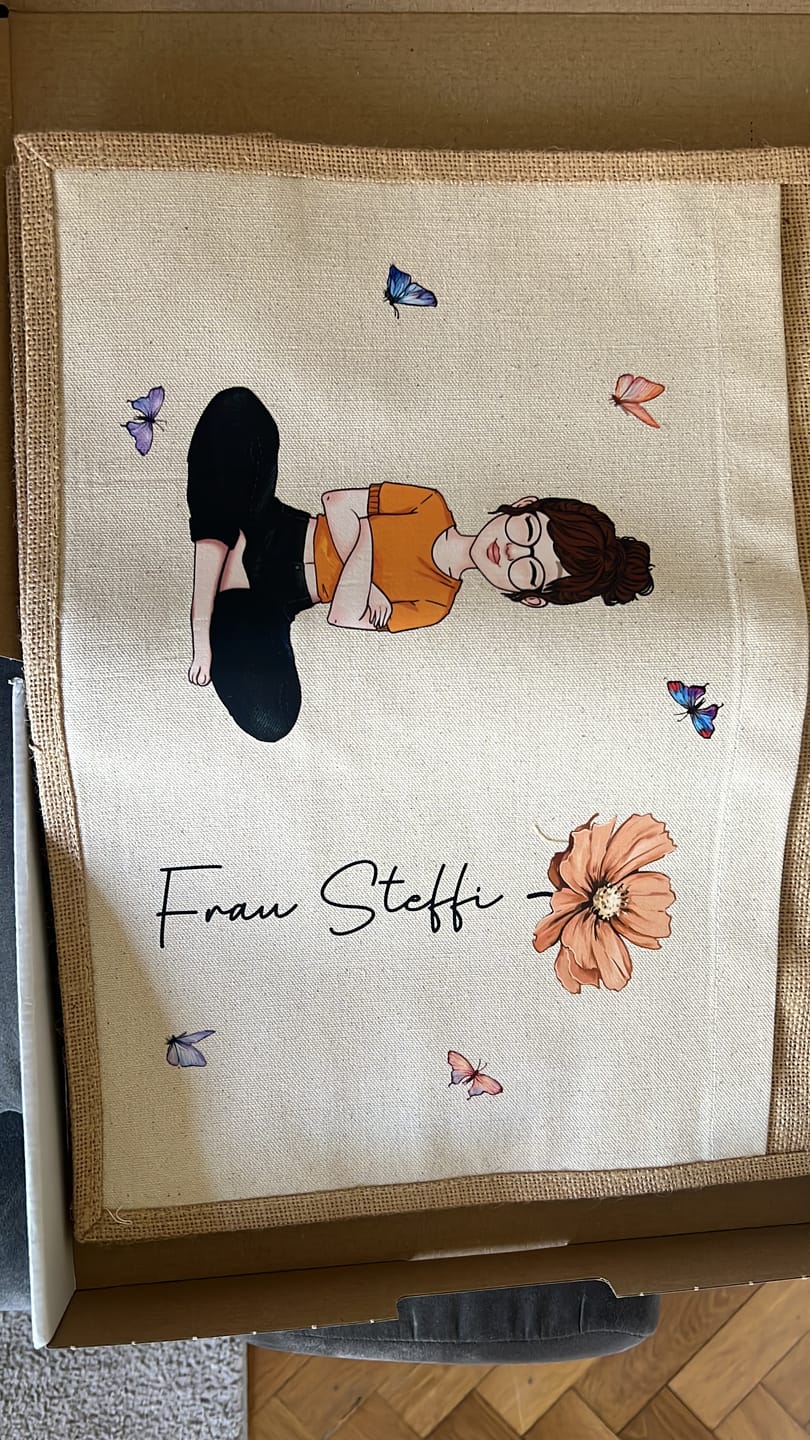 Customer photo review of Summervibes - Personalisierte Tasche für den Strand