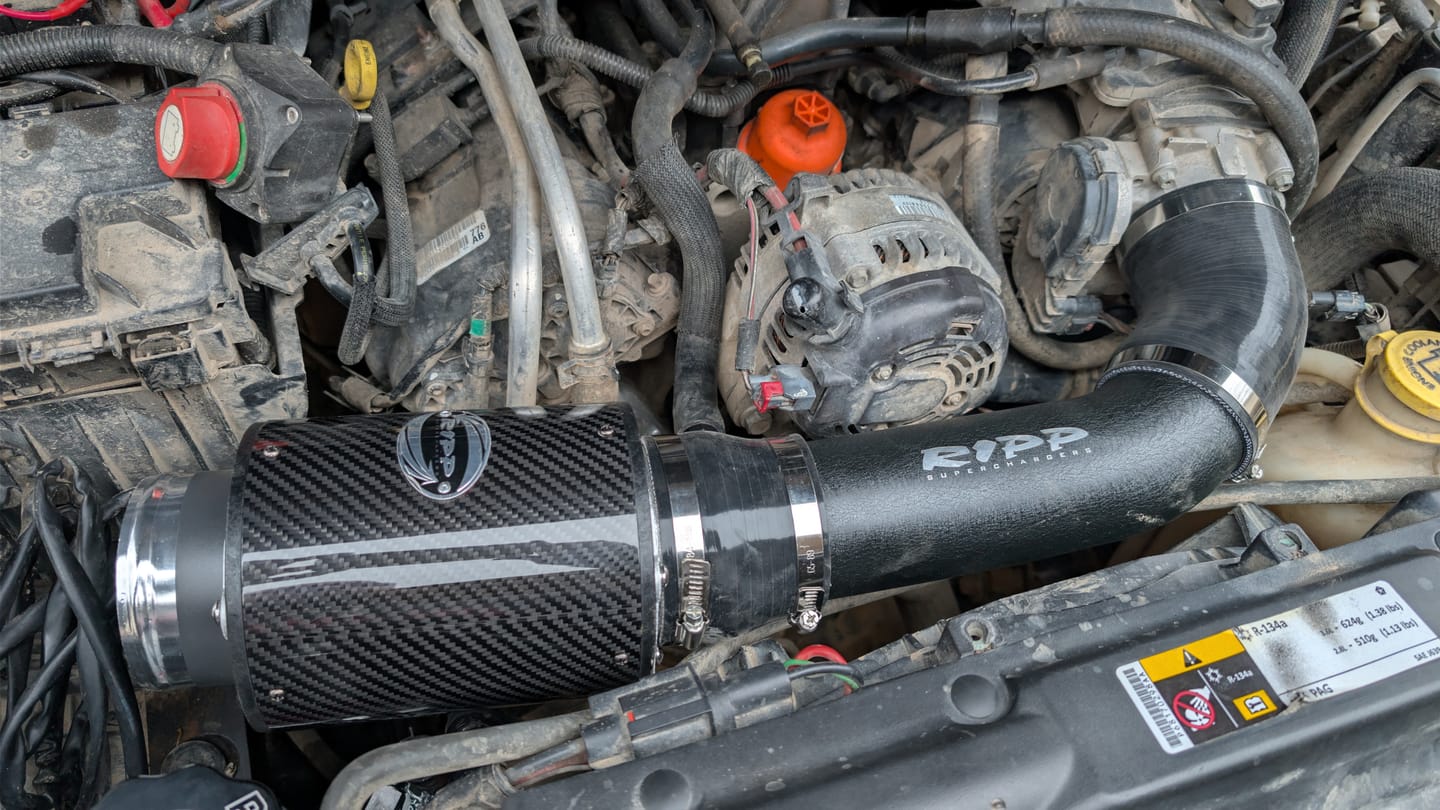 Customer photo review of 2012 - 2018 JEEP Wrangler JK RIPP Cold Air Intake Kit