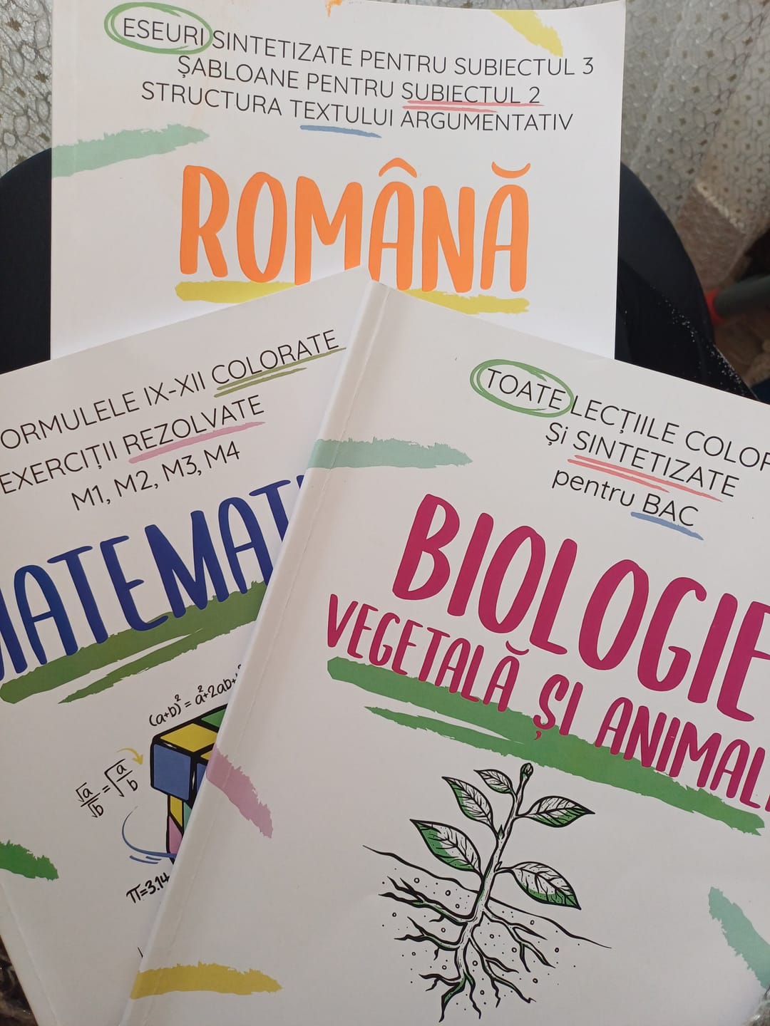 Customer photo review of Pachet Bacalaureat (Română + Matematică + Biologie Vegetală și Animală clasele IX-X) Bacademia