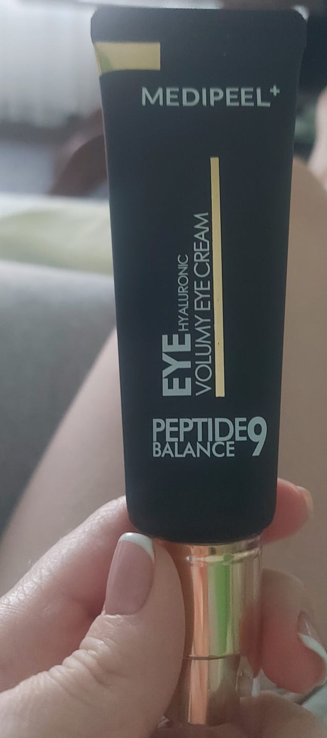 Customer photo review of Pretnovecošanas krēms priekš acu plakstiņiem ar peptīdiem Medi-Peel Peptide Balance 9 Eye Hyaluronic Volumy Eye Cream