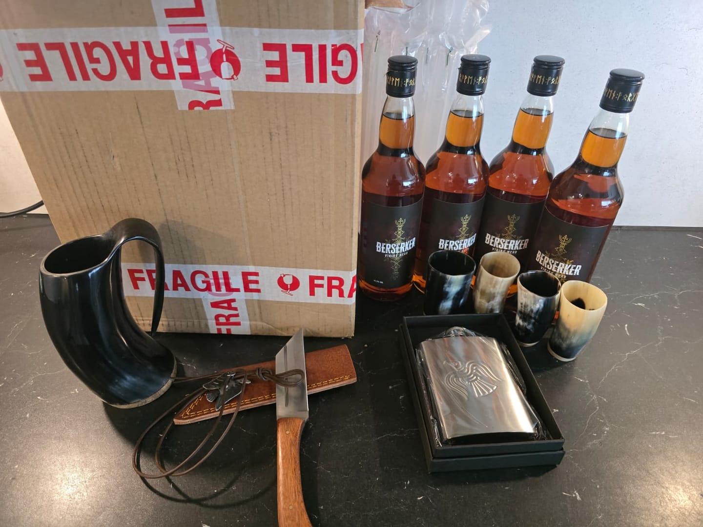 Customer photo review of NEW IN - Berserker Mead - With FREE horn