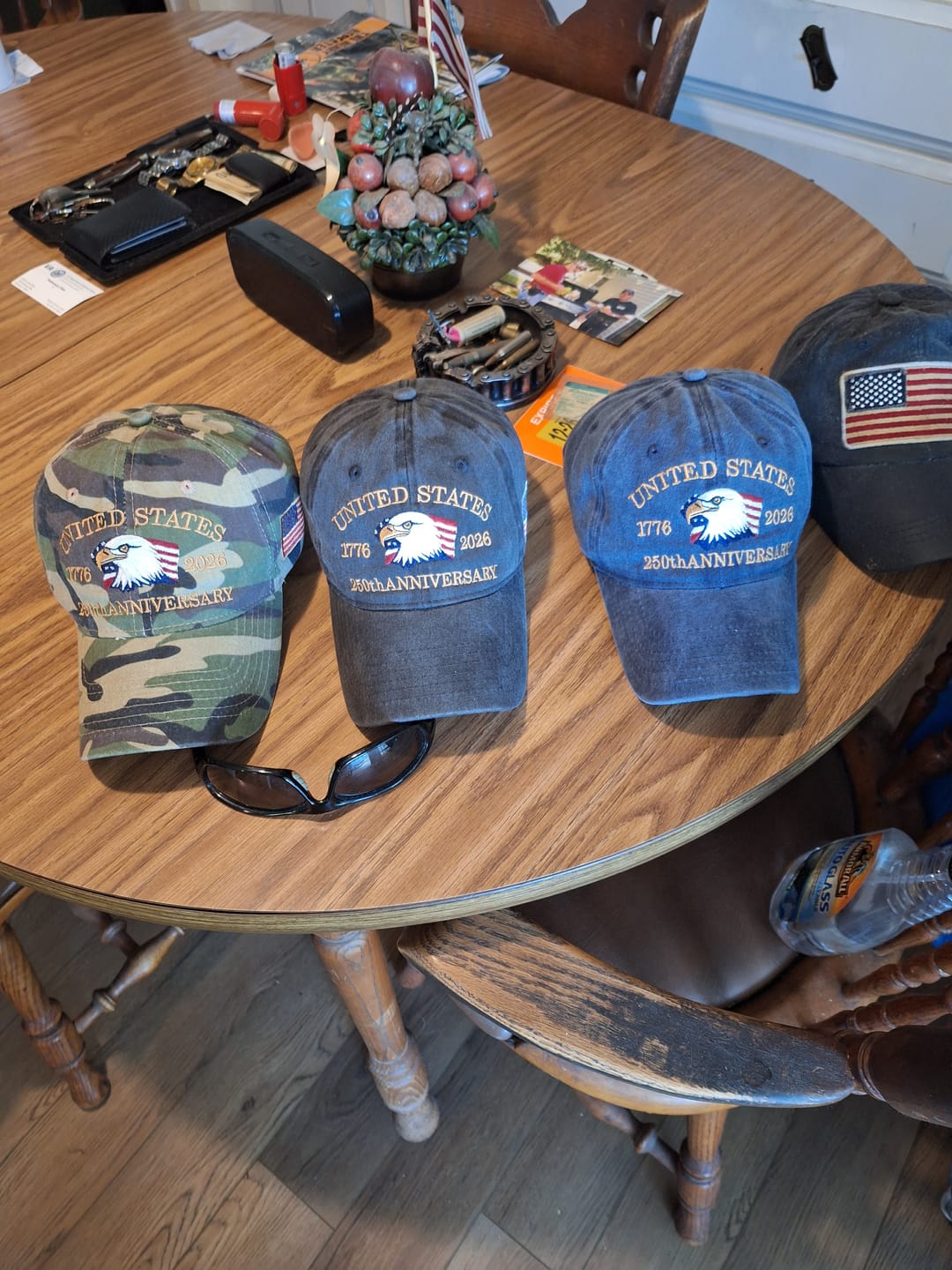 Customer photo review of Exclusive USA 250th Anniversary Eagle Cap (1776–2026) —  Embroidered