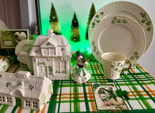 Customer photo review of Belleek Classic Shamrock Mug